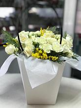Цветочная композиция из Розы  в Красноармейское Чувашия